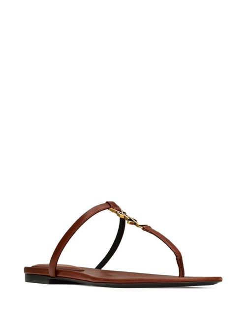 Sandal with logo SAINT LAURENT | 785629AADGZ2603